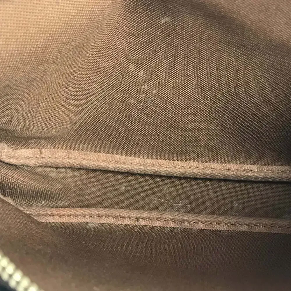 LOUIS VUITTON Brown Monogram Canvas Pochette Shoulder Bag